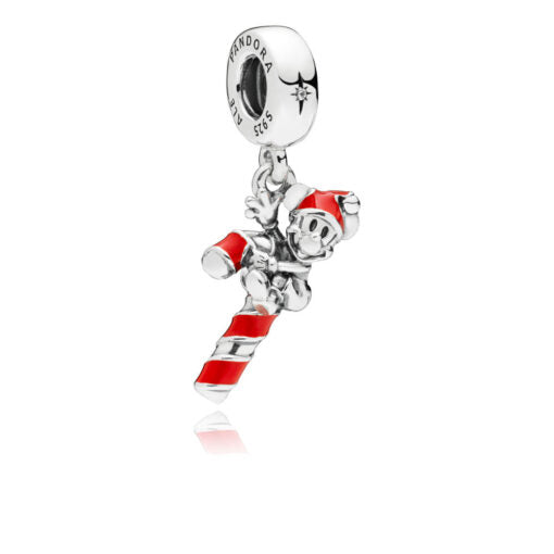 Pandora Charm Bastoncino di Zucchero con Mickey Mouse 797500EN09