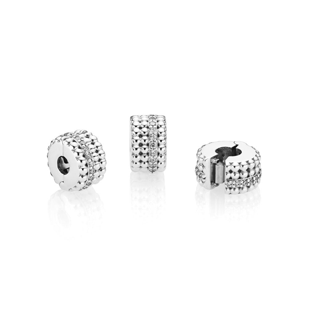 Pandora Clip Sfere luminose 797520CZ