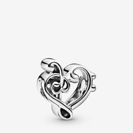 Pandora Treble Clef Heart Charm 798346