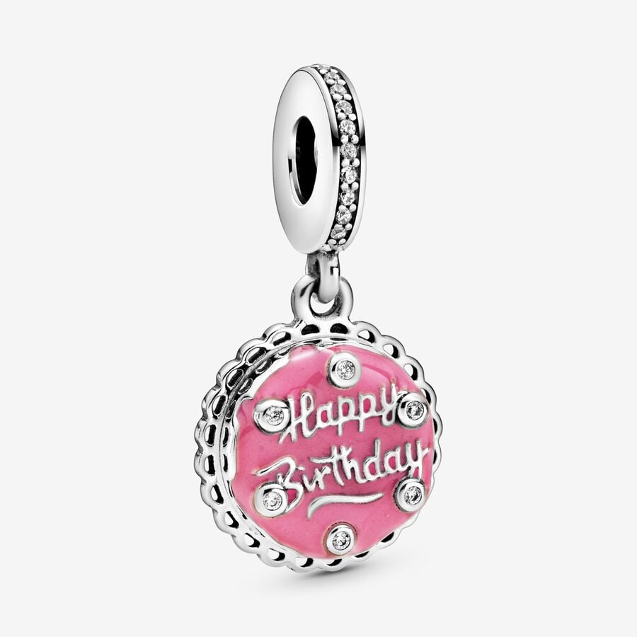 Pandora Charm Torta di Compleanno Rosa 798888C01