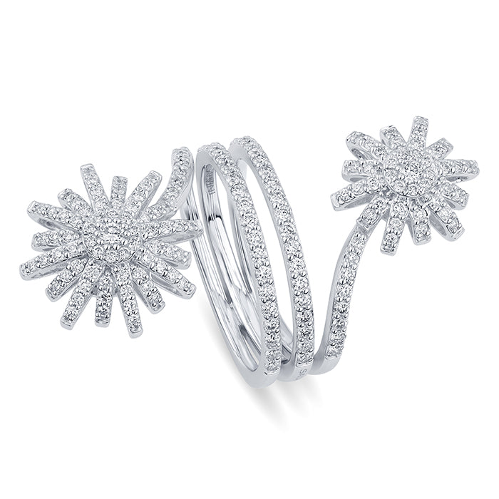 Salvini I Segni Heart Ring in White Gold and Diamonds