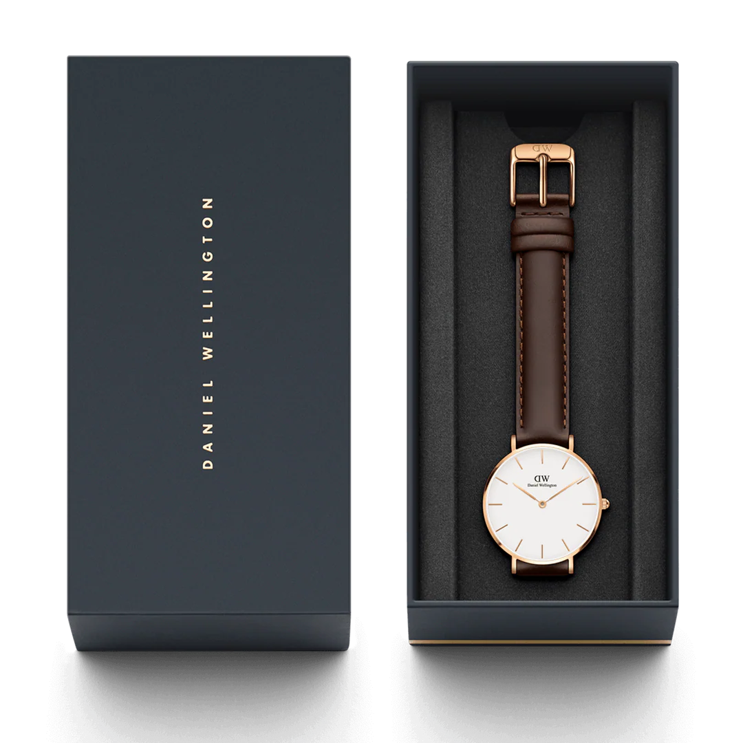 Daniel Wellington Petite Bristol Rose Gold 32 Black