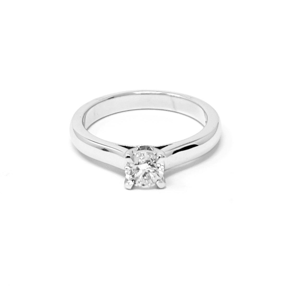 solitaire ring 0.51 ct E VS1