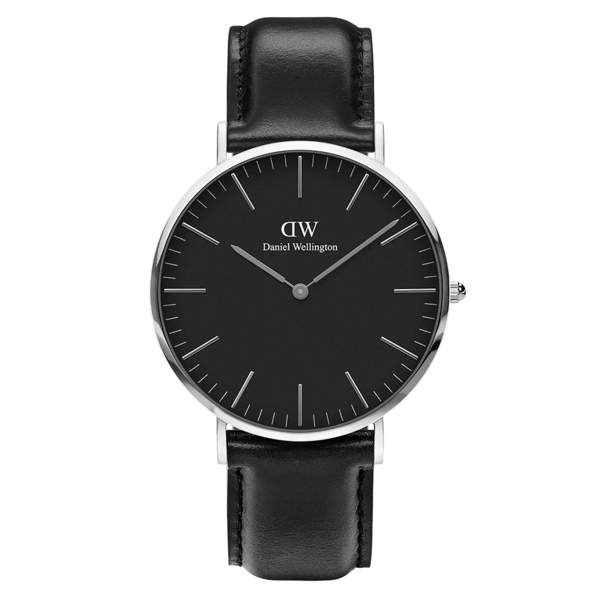 Daniel Wellington Classic Black Bristol 36 Silver