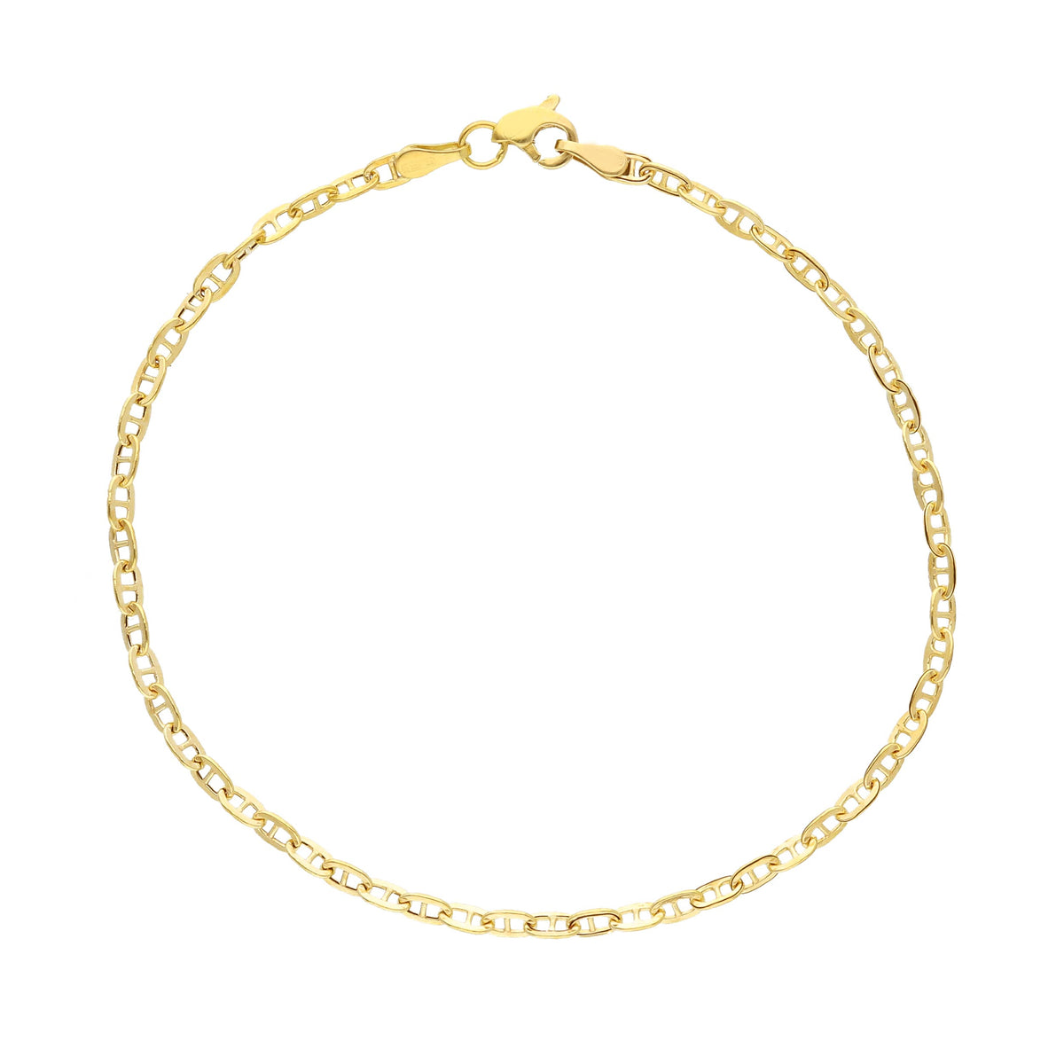 Bracelet 3 + 1 9kt Yellow Gold 19 cm