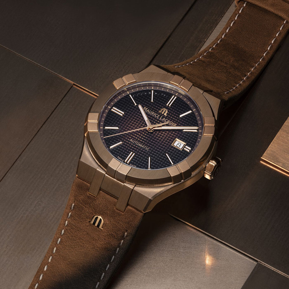 Maurice Lacroix Aikon Automatic Bronze 42mm AI6008-BRZ01-730-3