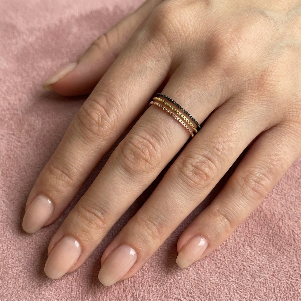 Minimal by Maiocchi Anello Saldato Veneziana Oro 18kt