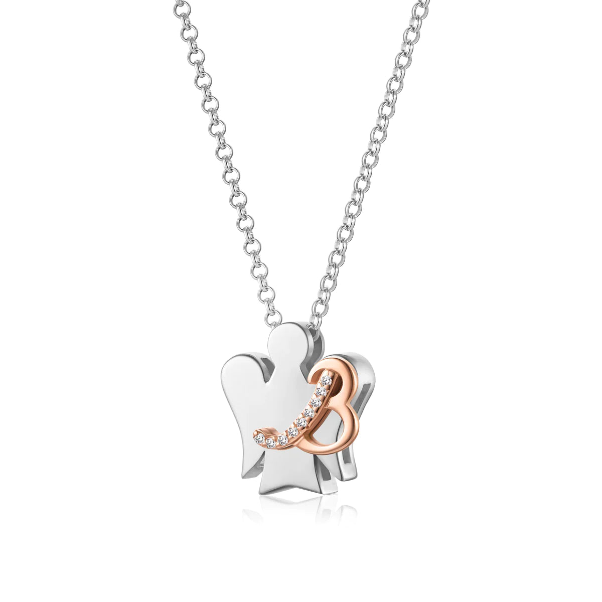 Roberto Giannotti Angel Necklace with Letter