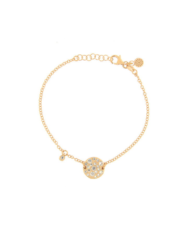 Alisei Milano Bracciale con Pendente Tondo - Dorato