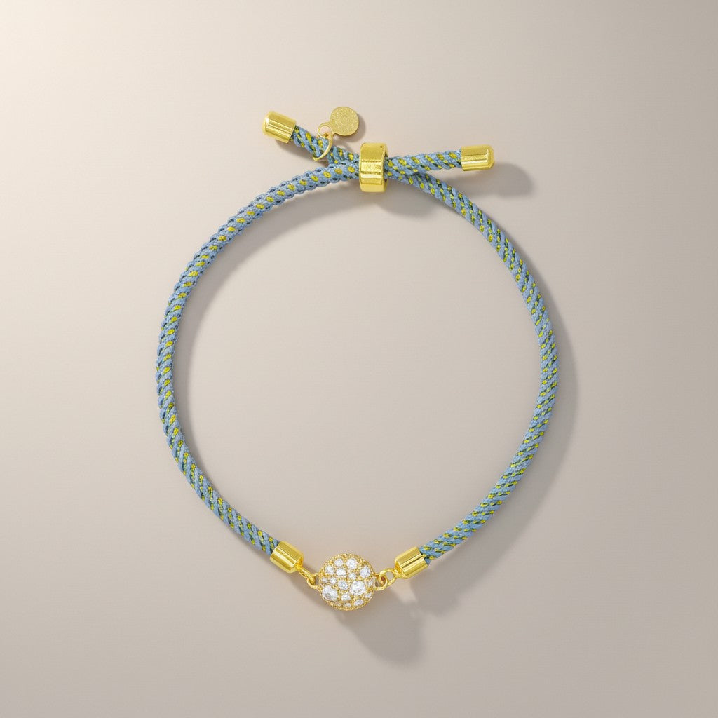 Alisei Milano Bracciale EveryDay Azzurro Intrecciato