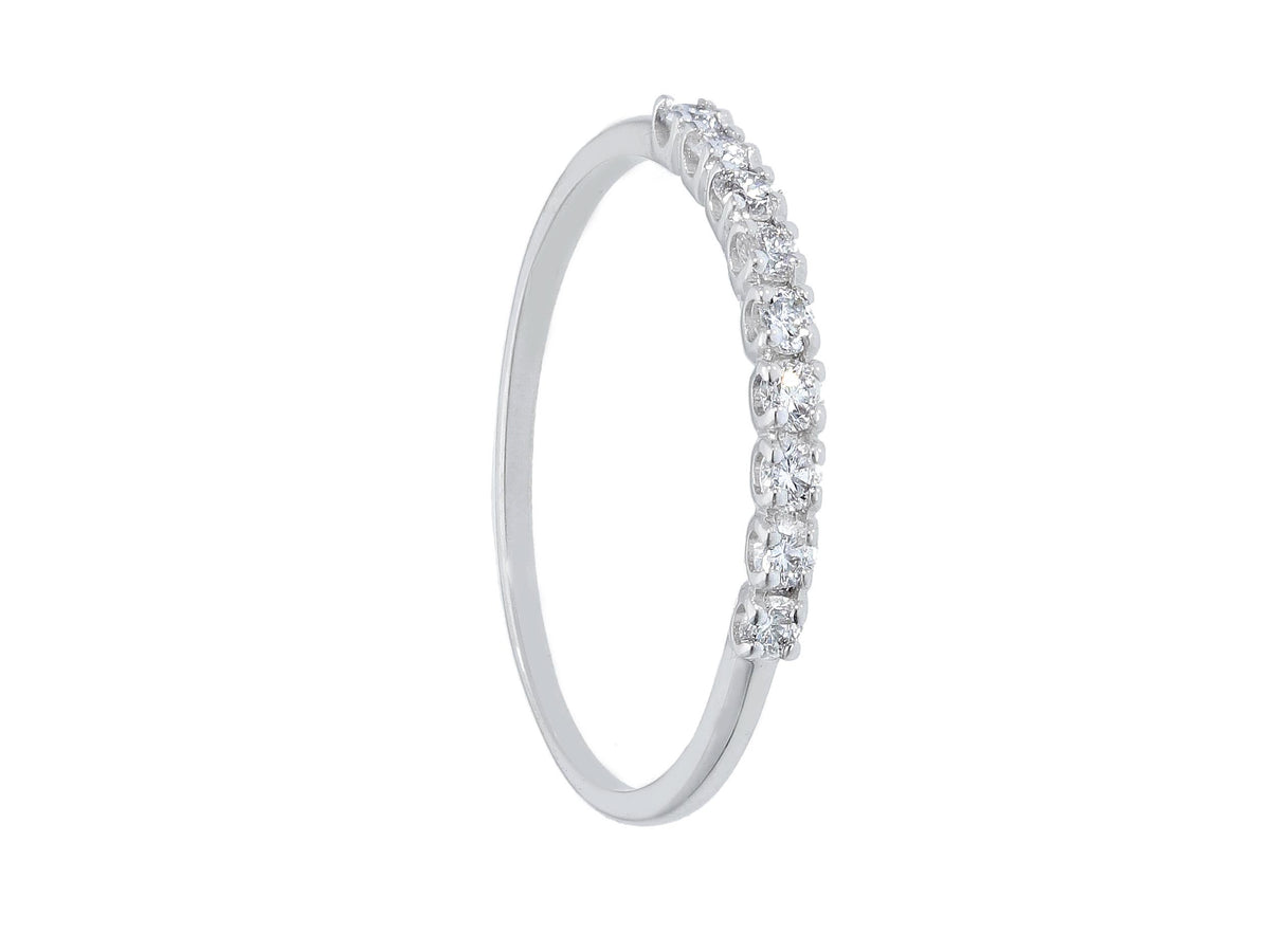 Maiocchi Milano Ring in White Gold and Diamonds 0.23 ct