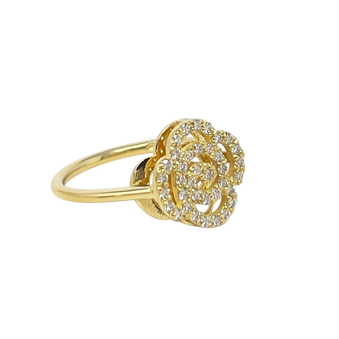 Quaglia Ring in Yellow and White Gold and Diamonds E613_An