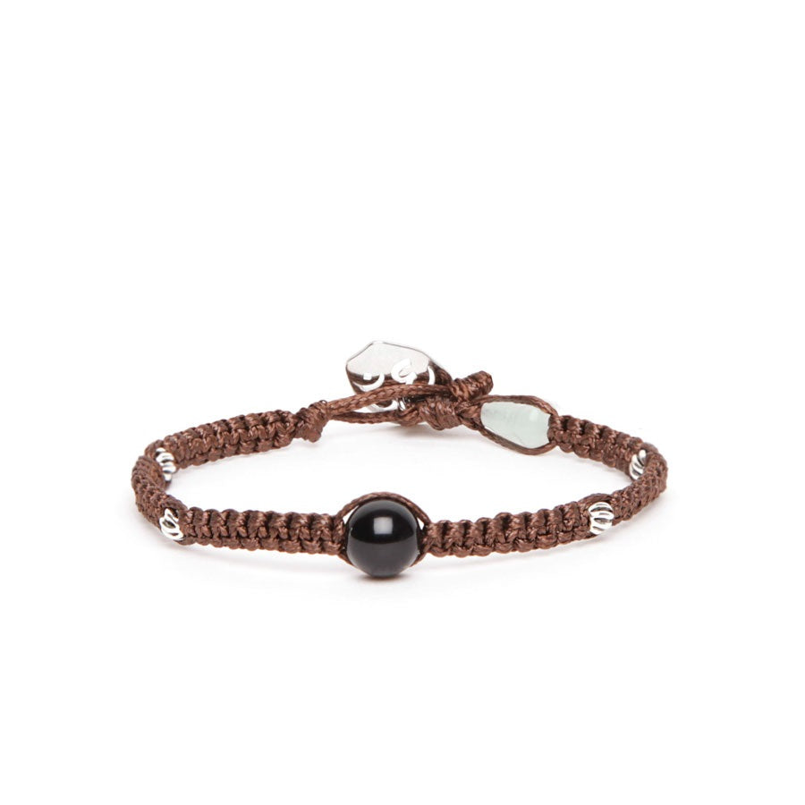 Tamashii Bracciale Silver & Jade collection Onice BHS919B-01