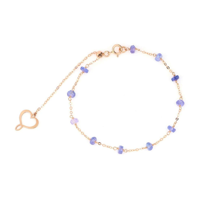  Maman et Sophie bracelet in 18kt rose gold with Tanzanites BPPTATA