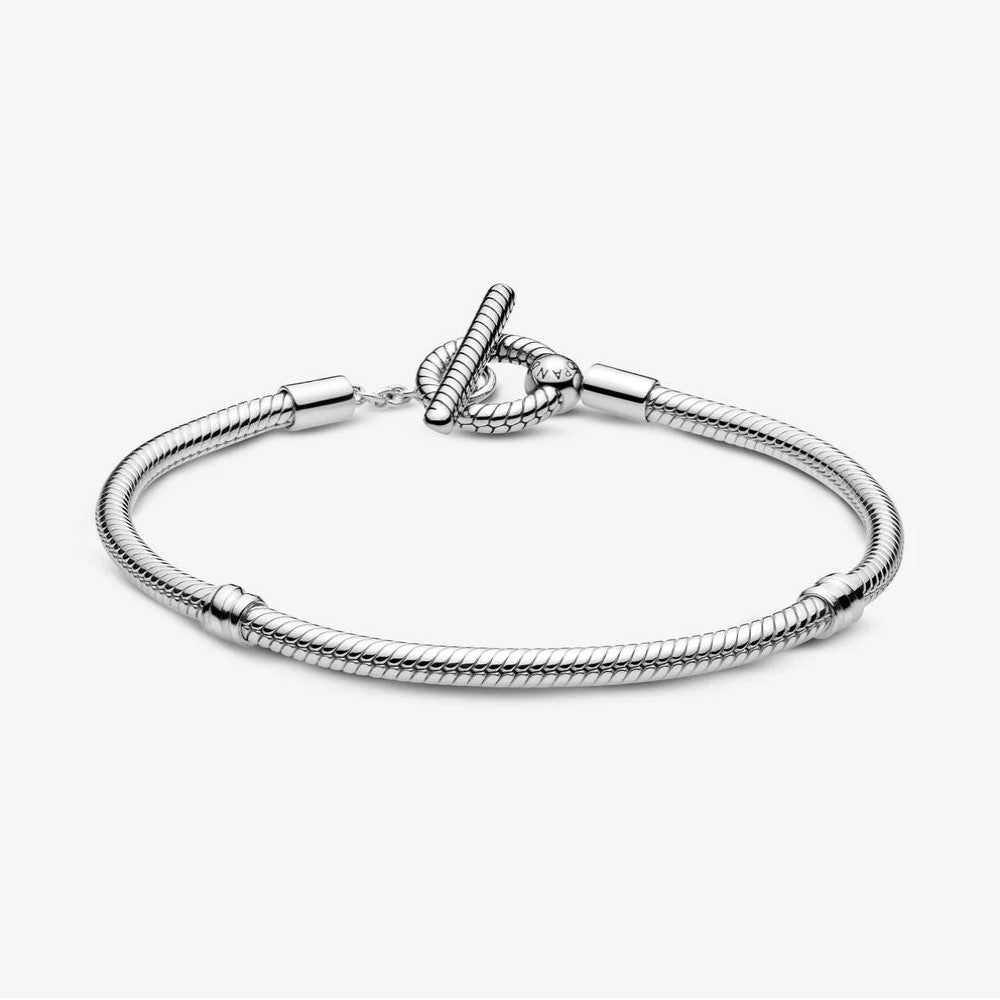 Pandora Bracciale Moments con Maglia Snake e Barretta a T 599082C00