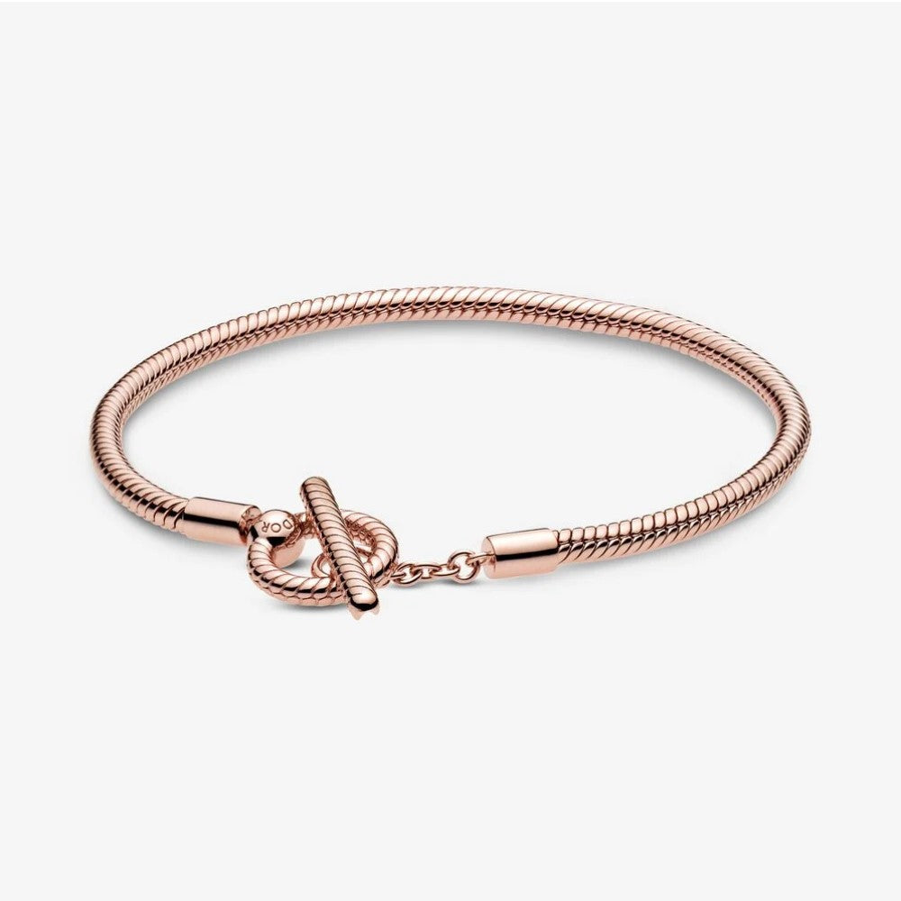 Pandora Bracciale Moments con Maglia Snake e Barretta a T 589087C00