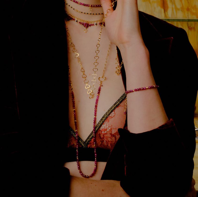 Maman et Sophie Bracciale Pietre di Rubino BRISF4RB