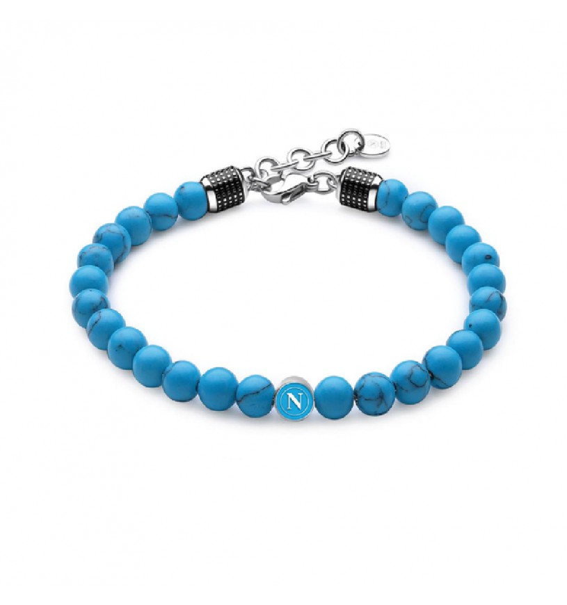Bracciale Ufficiale SSC Napoli In Acciaio - Accessorio Per Tifosi, Uomo/Donna, Vari Modelli, Idea Regalo