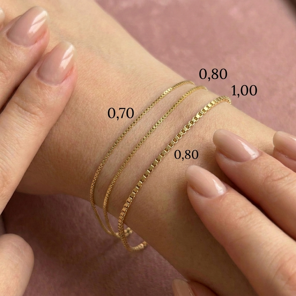 Minimal by Maiocchi Bracciale Saldato Veneziana Oro 18kt