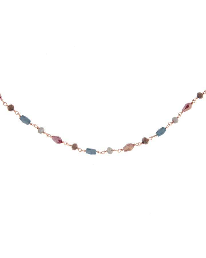 Dodo Mini Heart Necklace 9kt Rose Gold