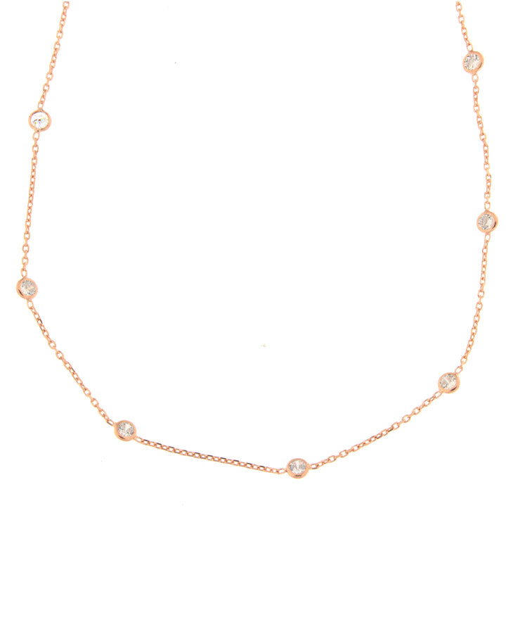 Dodo Mini Heart Necklace 9kt Rose Gold
