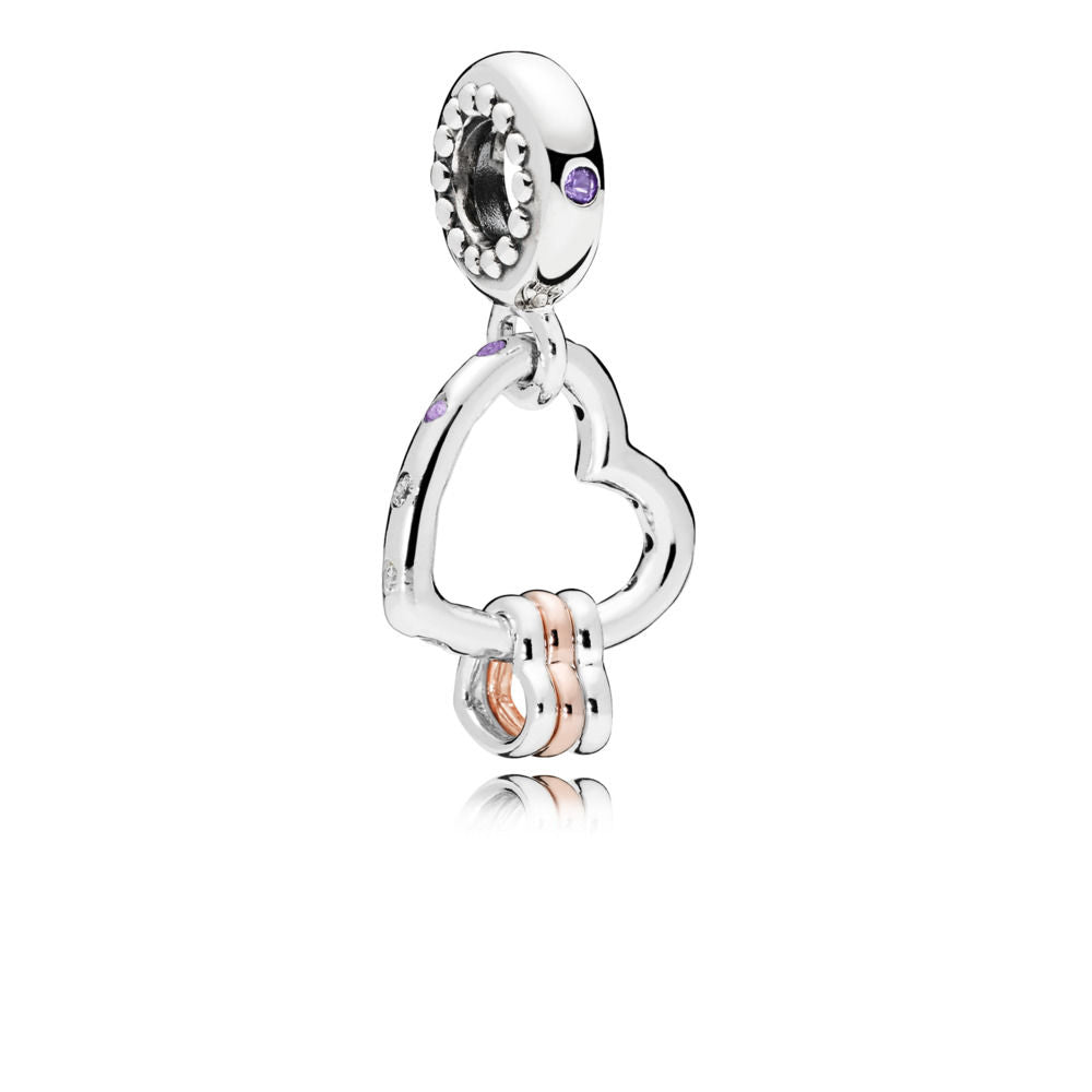 Pandora Charm Pendente Unione di Cuori 787247NLCMX