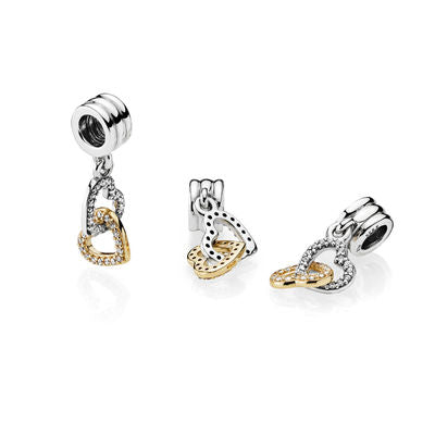 Pandora Charm Cuori Intrecciati 792068CZ