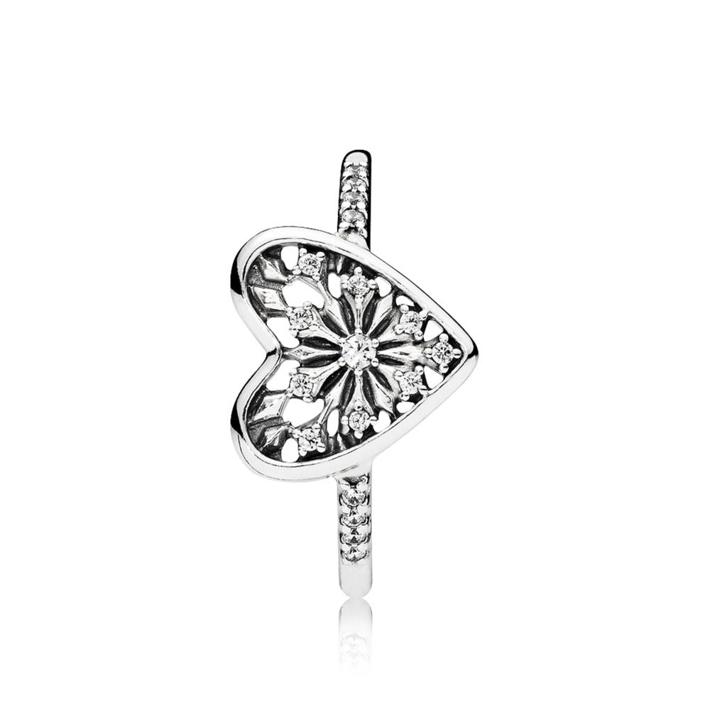 Pandora Anello Cuore D'Inverno 196371CZ
