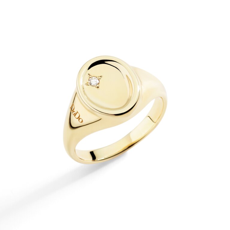 Dodo Mini Heart Necklace 9kt Rose Gold
