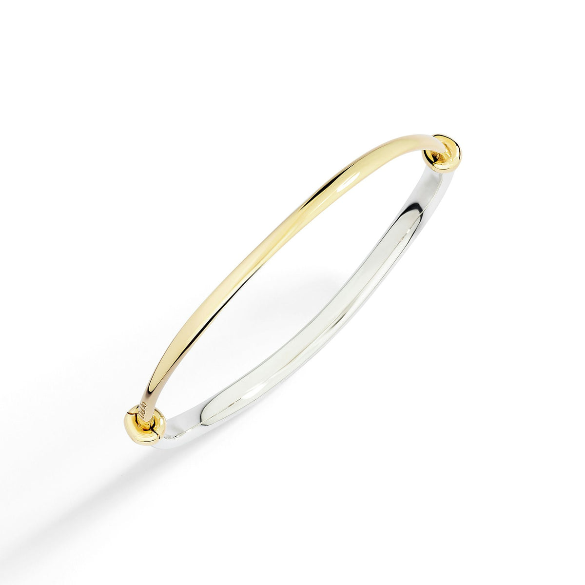 Dodo Bracciale Bangle Pepita in Argento e Oro