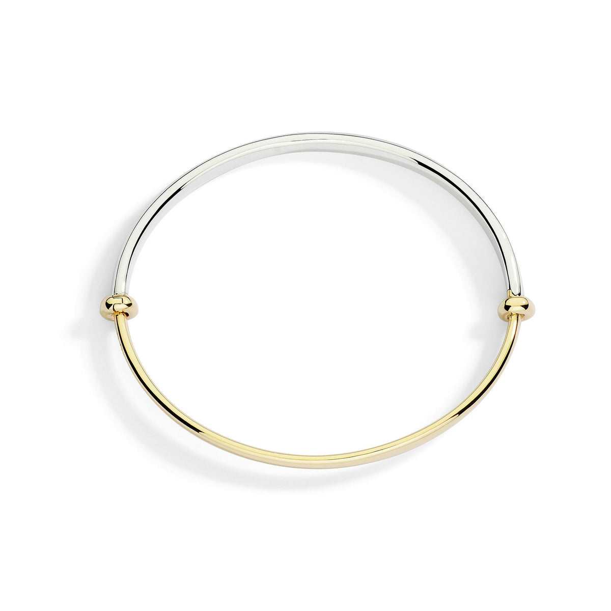 Dodo Bracciale Bangle Pepita in Argento e Oro