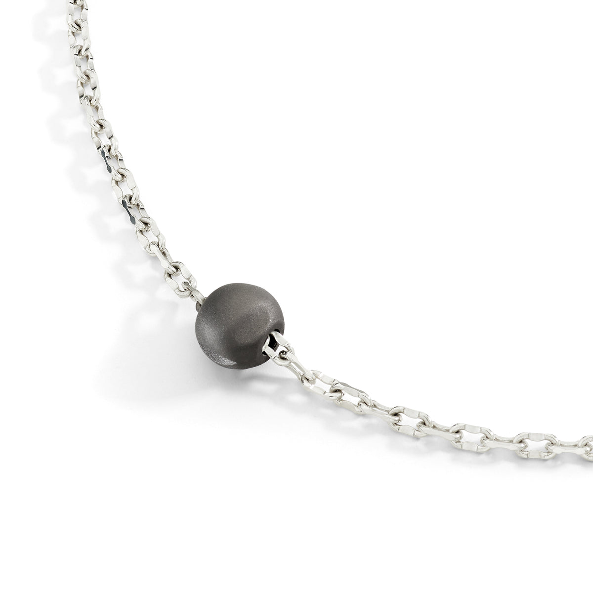 Dodo Collana Pepita Argento 925 e Titanio