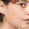  Dodo Moon Earring in 9kt Rose Gold and Brown Diamonds