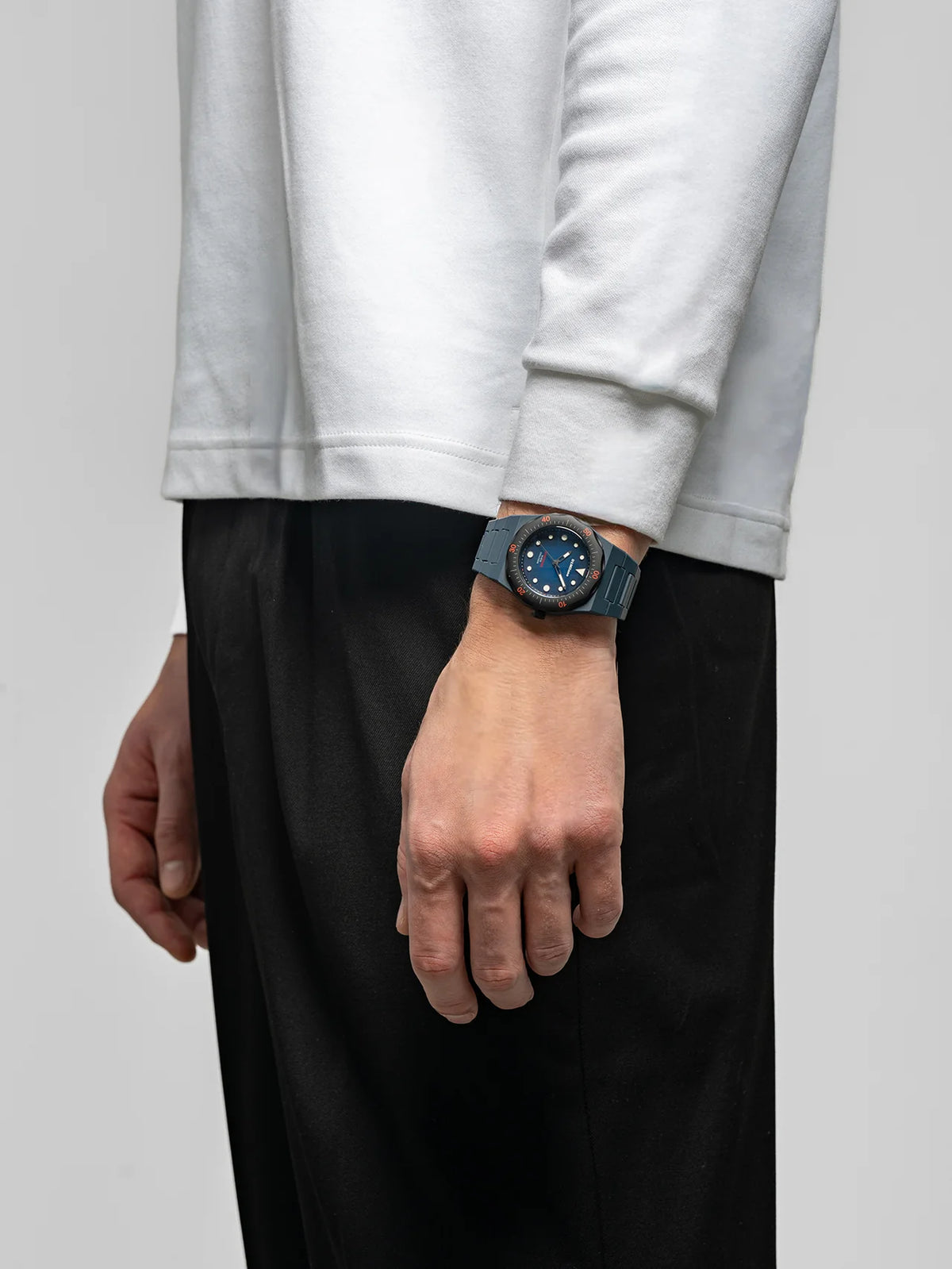 D1 Milano Polycarbon Navy Blue D1-PCBJ21