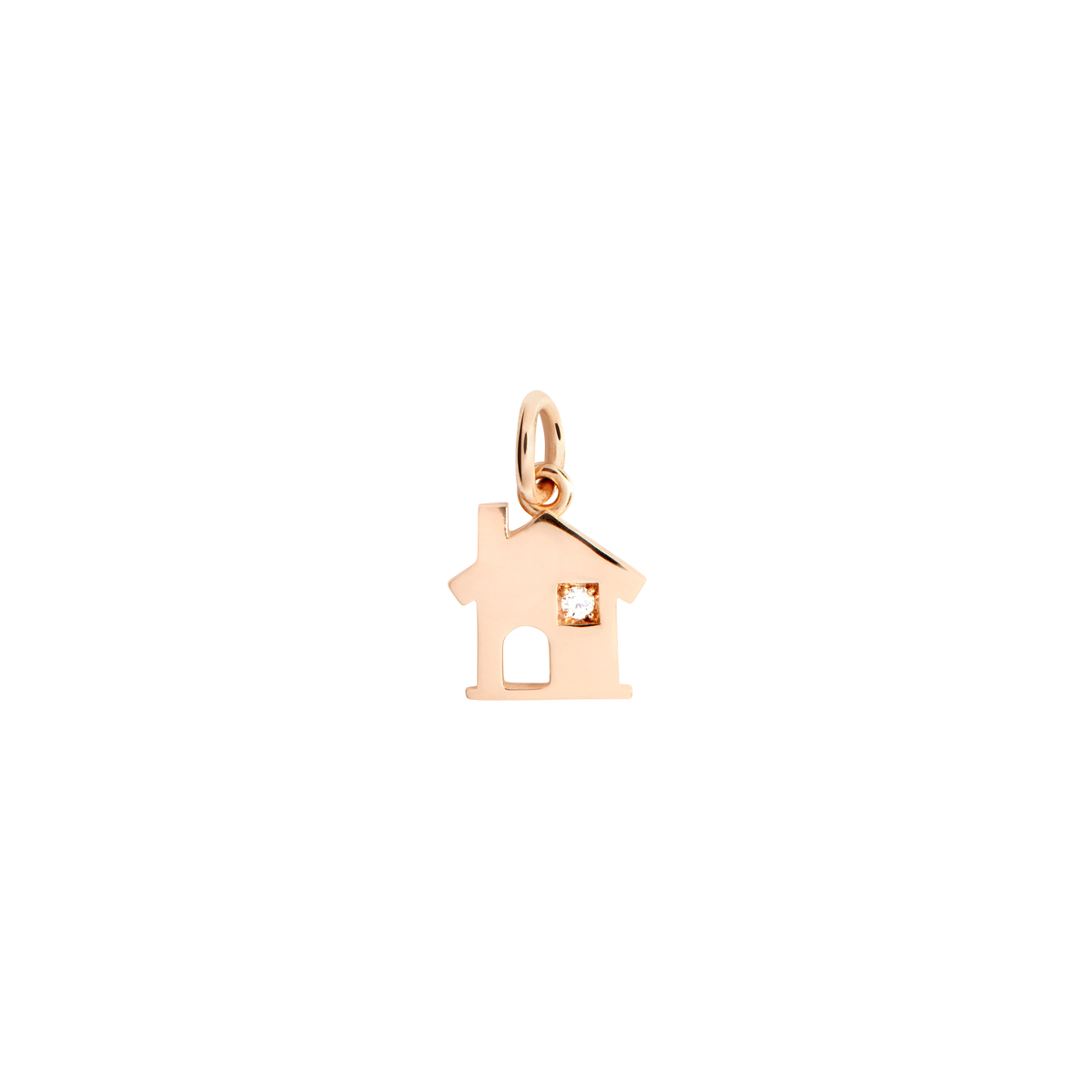 Dodo Charm Casa in Oro Rosa 9kt e Diamante Bianco Edizione Limitata