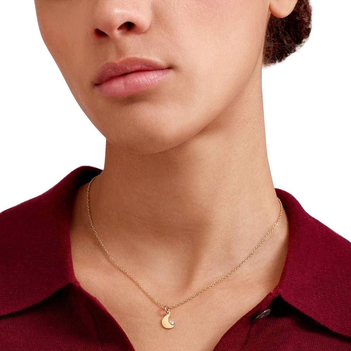 Dodo Mini Heart Necklace 9kt Rose Gold