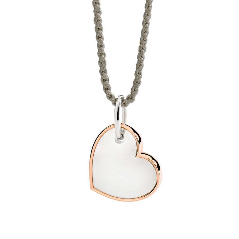 Dodo Mini Heart Necklace 9kt Rose Gold