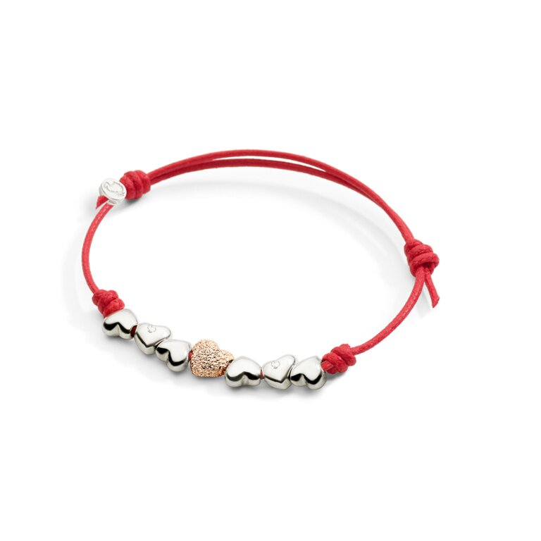 Dodo Bracelet with Nugget and Silver Rondelle and Cord