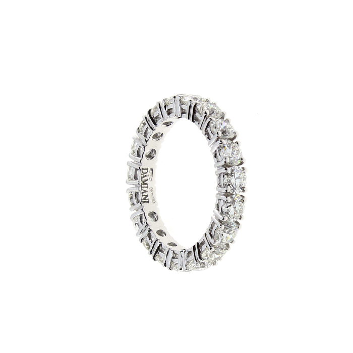 Damiani Luce wedding ring in white gold and diamonds 2.10 ct