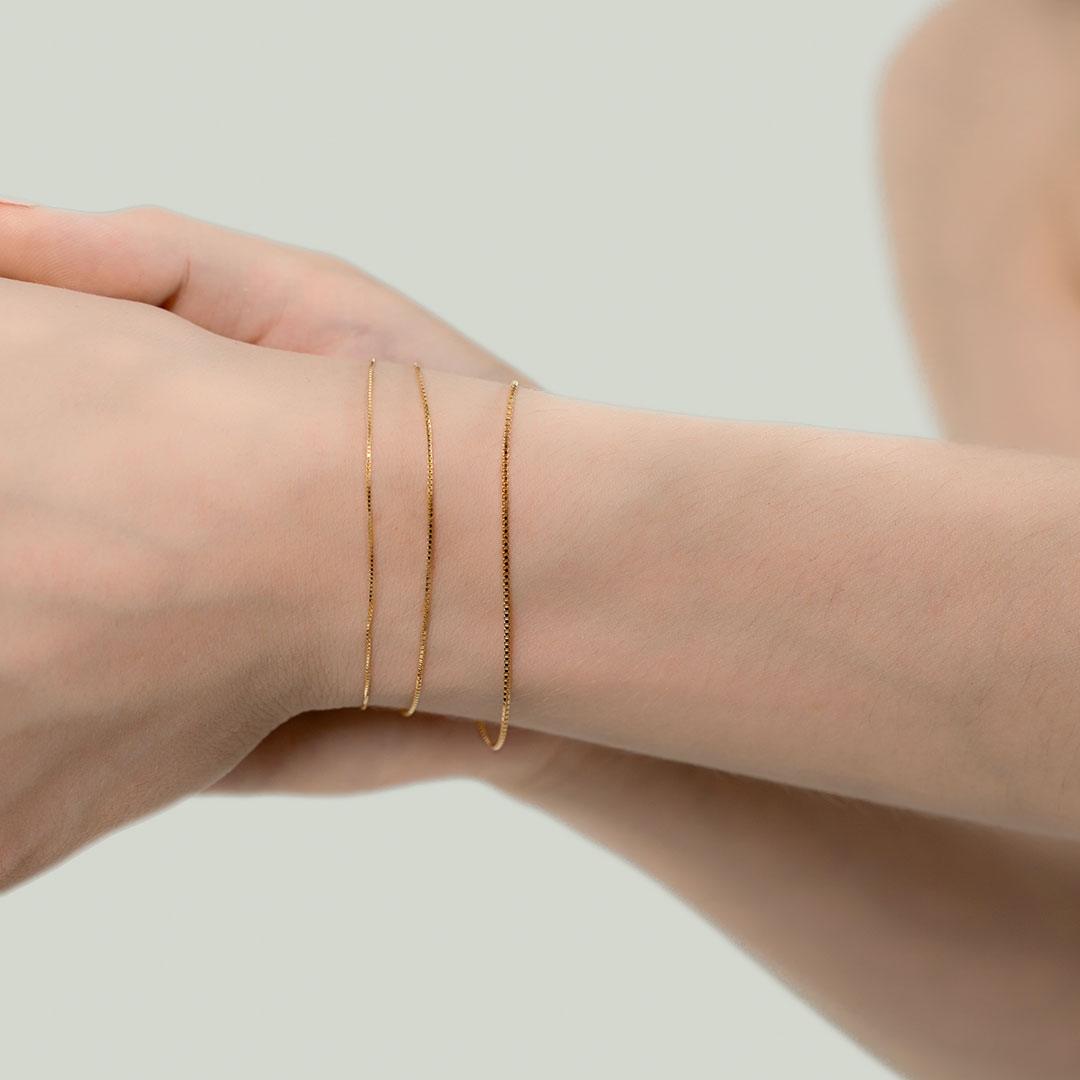 Dediè Bracciale Saldato Veneziana Oro 18kt