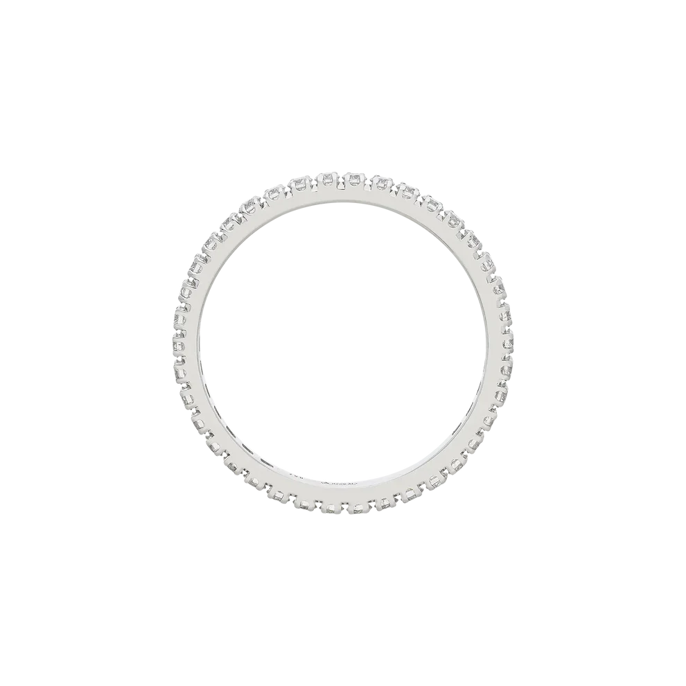 Maiocchi Milano Anello Fedina Eternity Diamanti ct 0,57 F