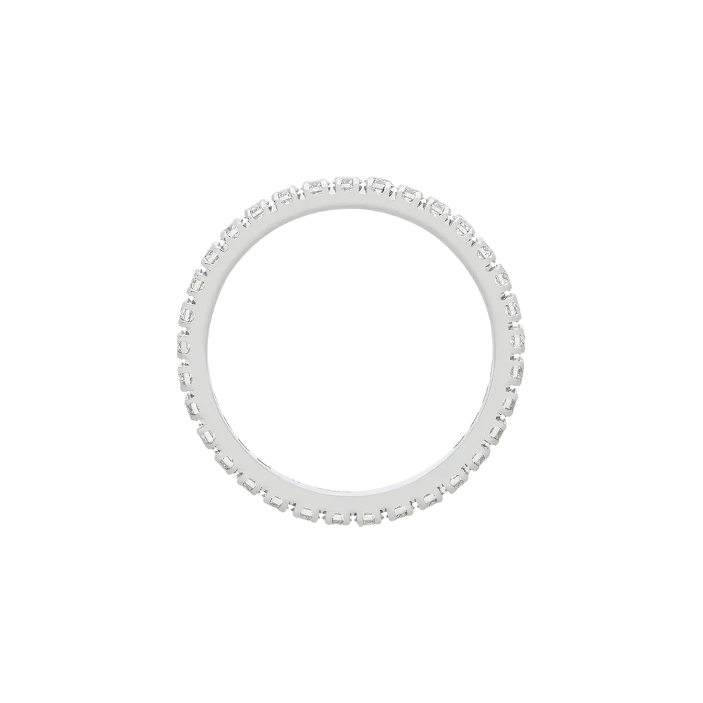 Maiocchi Milano Anello Fedina Eternity Diamanti ct 0,80 F