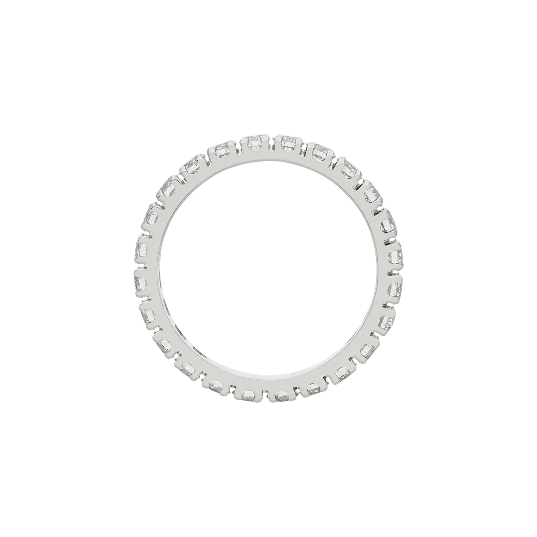 Maiocchi Milano Anello Fedina Eternity Diamanti ct 1,55 F