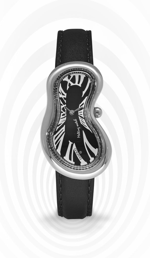 Exaequo Melting Silver Black Watch EX0001.0001