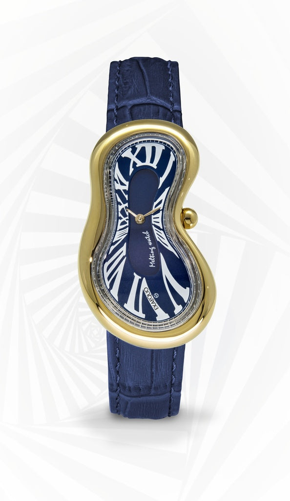 Exaequo Melting Gold Blue Watch EX0002.0004