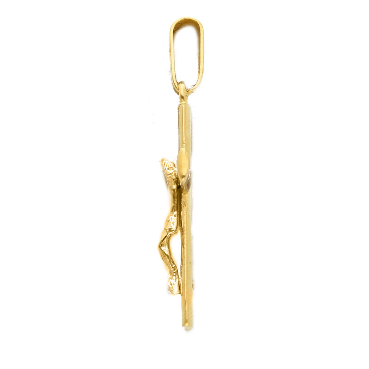 Croce con Cristo in Oro Giallo 18kt