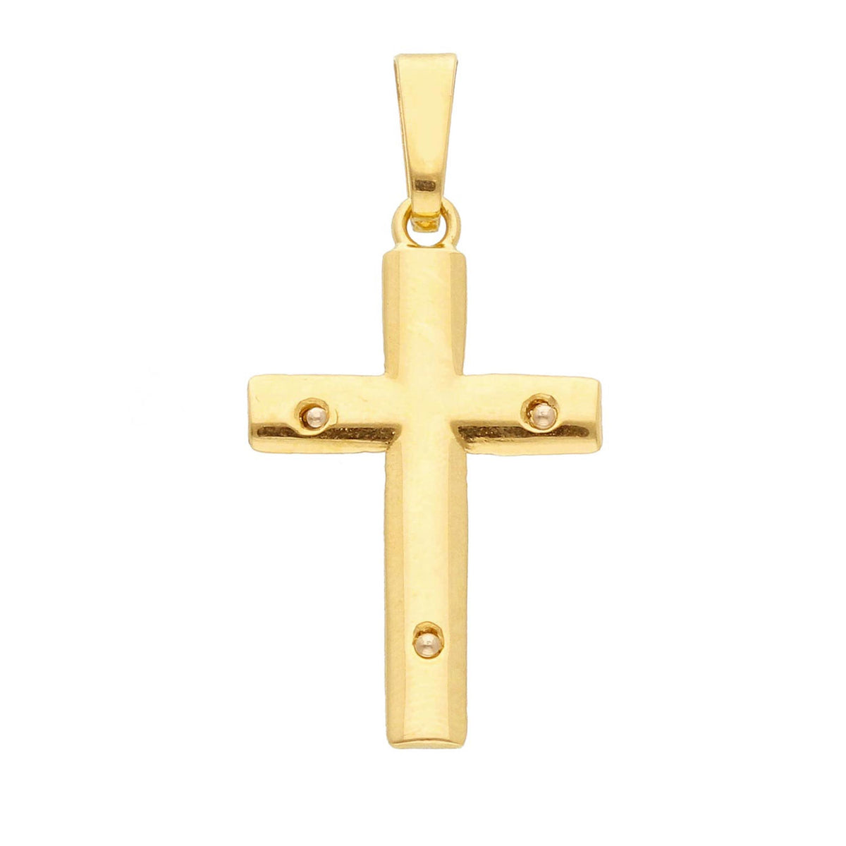 Croce con Cristo in Oro Giallo 18kt