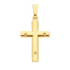 Croce con Cristo in Oro Giallo 18kt