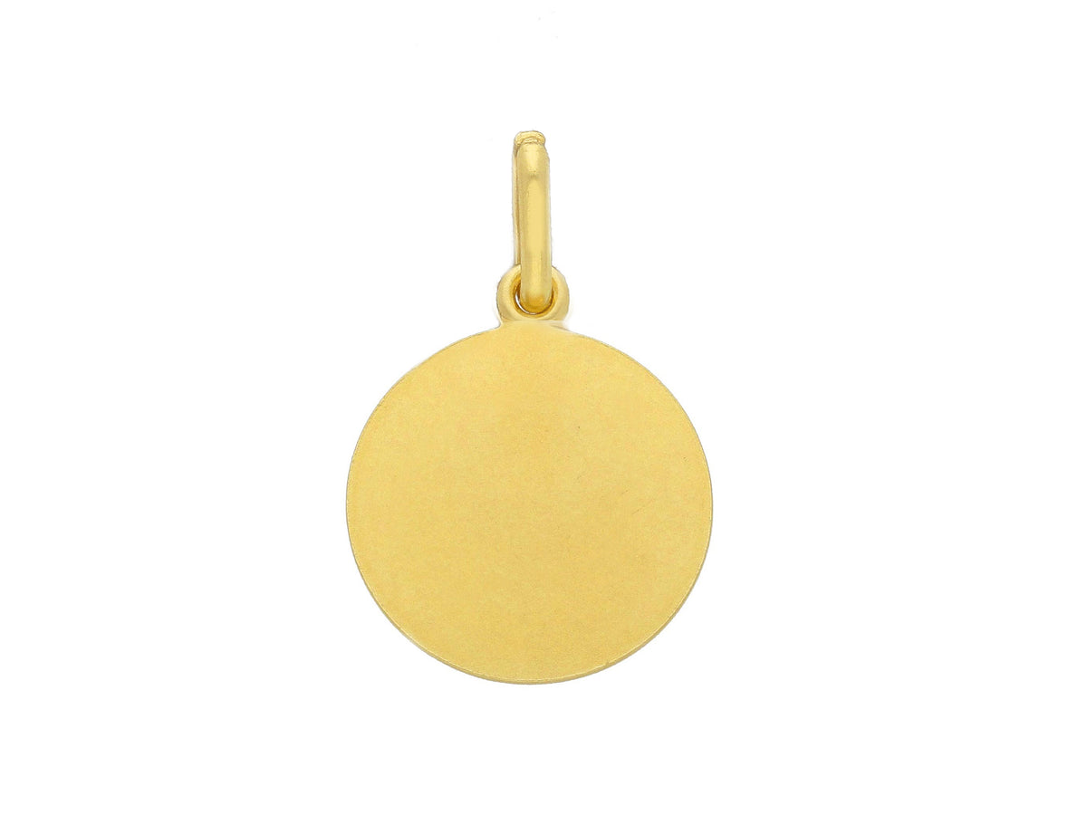 St. Christopher medal in 18kt yellow gold mm. 15