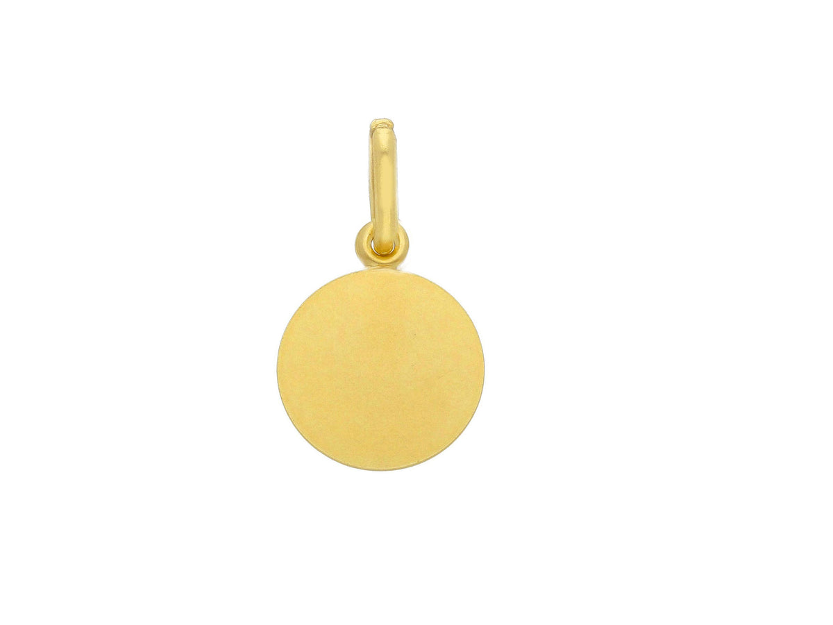 Medaglia Angelo in Oro Giallo 18kt mm. 11